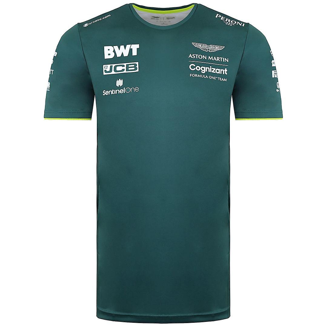 Aston Martin F1 Men's Team T-Shirt 2021 Green-RP Teamwear