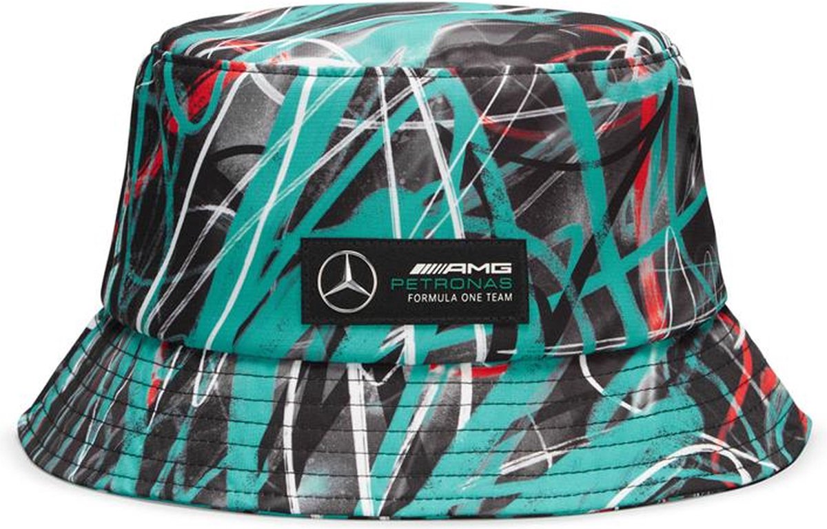 Mercedes-AMG Petronas Formula 1 Team Graffiti Bucket Hat-Fanwear