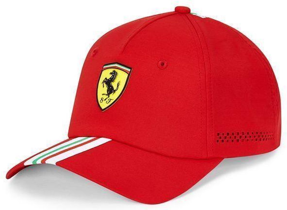 Scuderia Ferrari Italian Flag Baseball Cap Red 2020-Fanwear