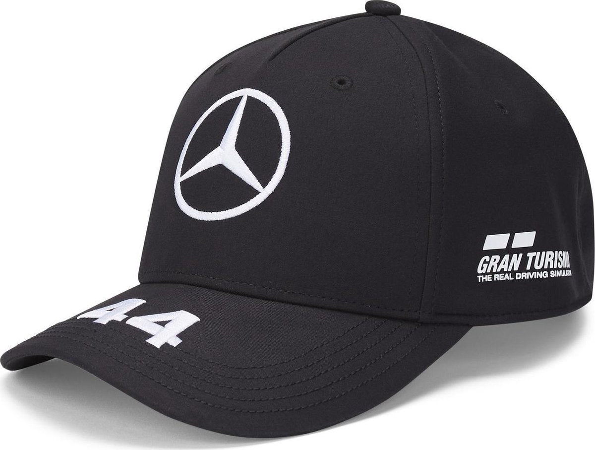 Mercedes-AMG Petronas Motorsport Lewis Hamilton Driver Baseball 44 Cap Black 2021-RP Teamwear