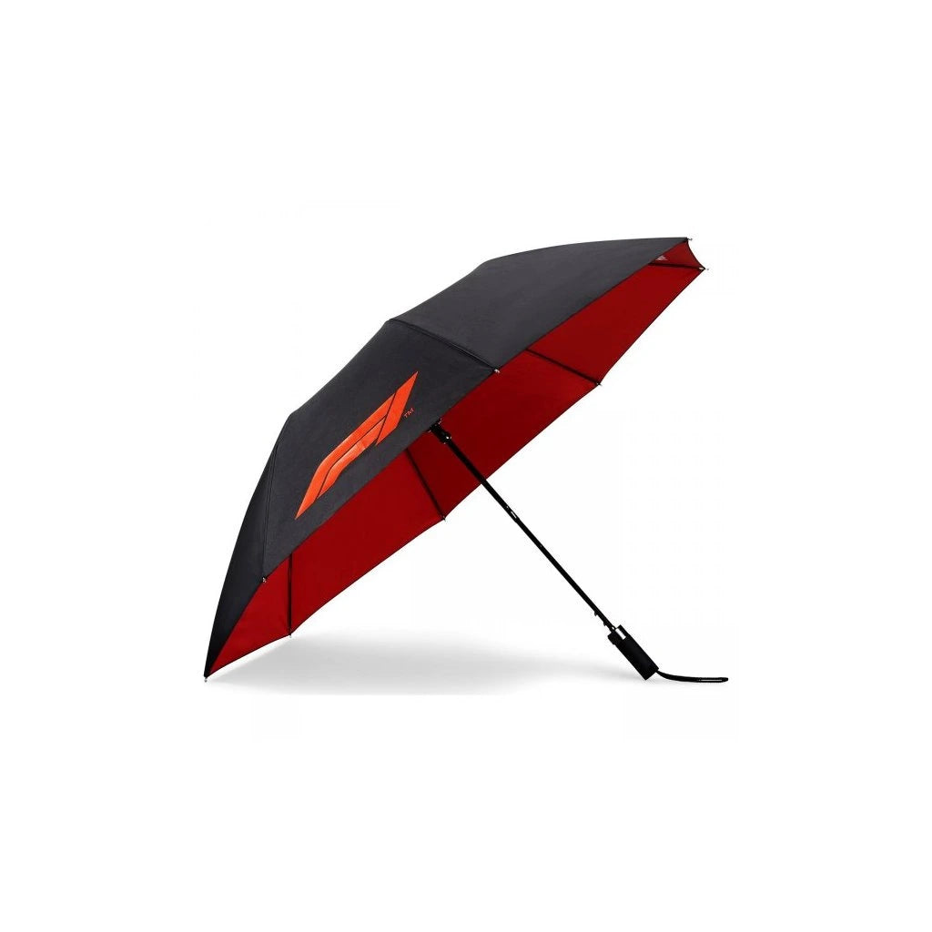 F1 Large Logo Black Umbrella - Fanwear