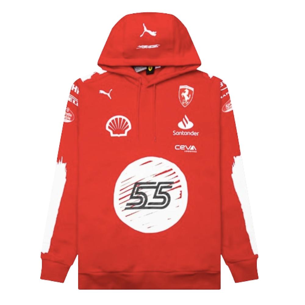 Scuderia Ferrari Special Edition Joshua Vides Carlos Sainz Hoodie Red 2023-RP Teamwear