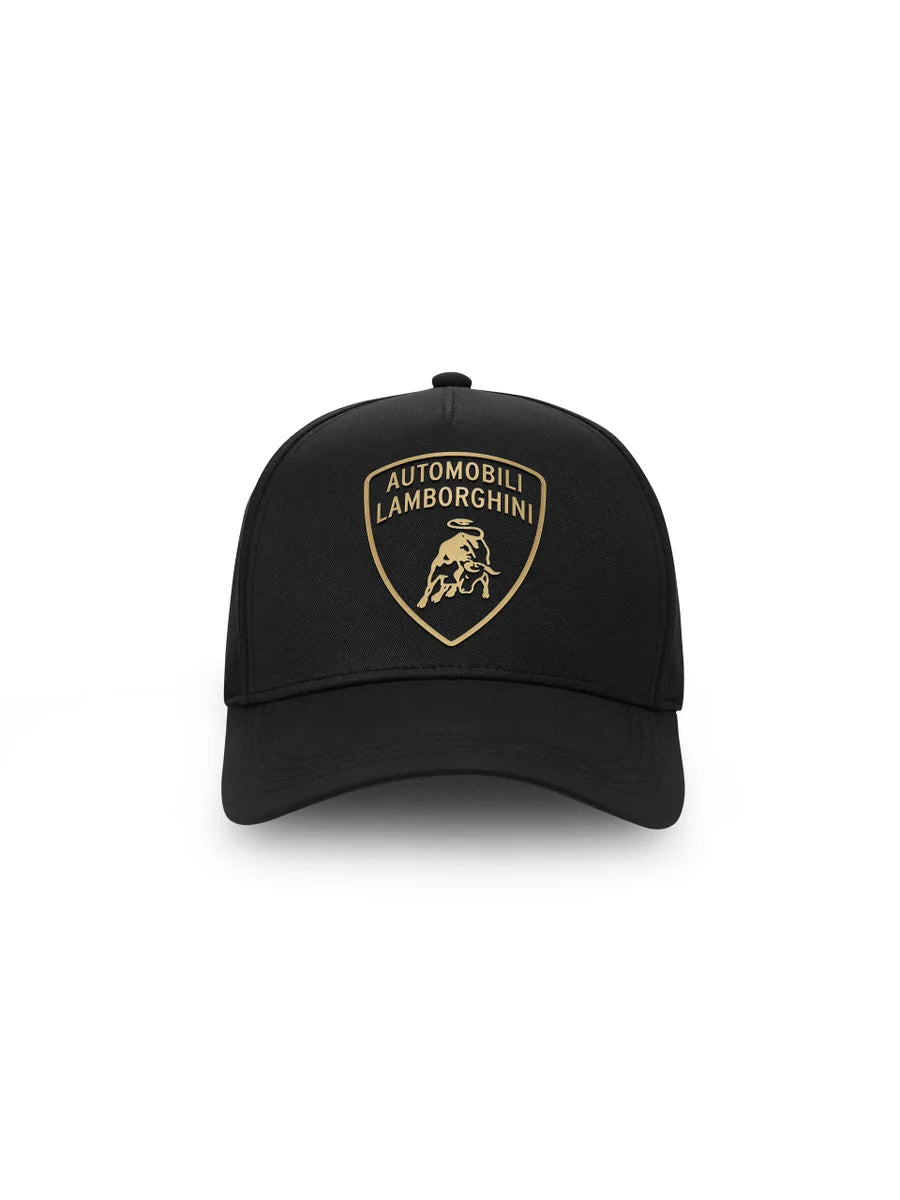 Lamborghini Gold Shield Cap Black