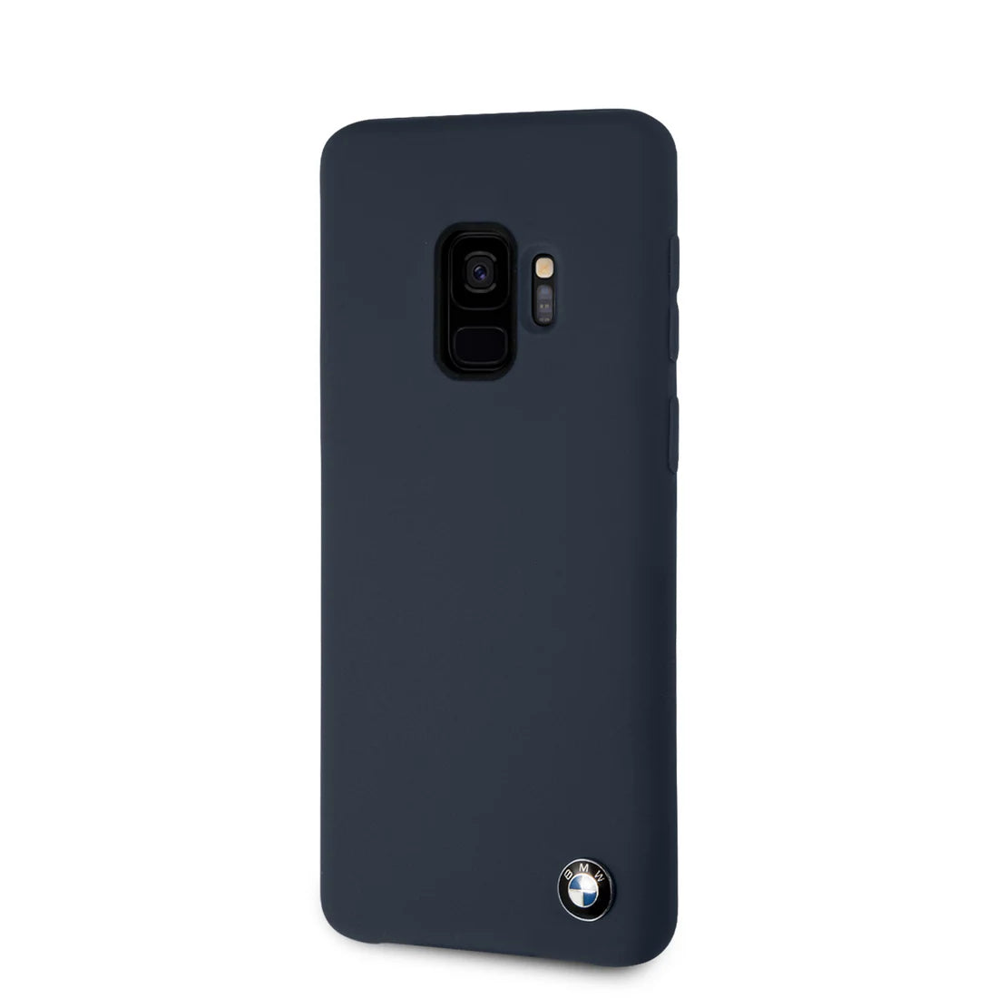 BMW Samsung S9+ Hard Case - Navy Silicone