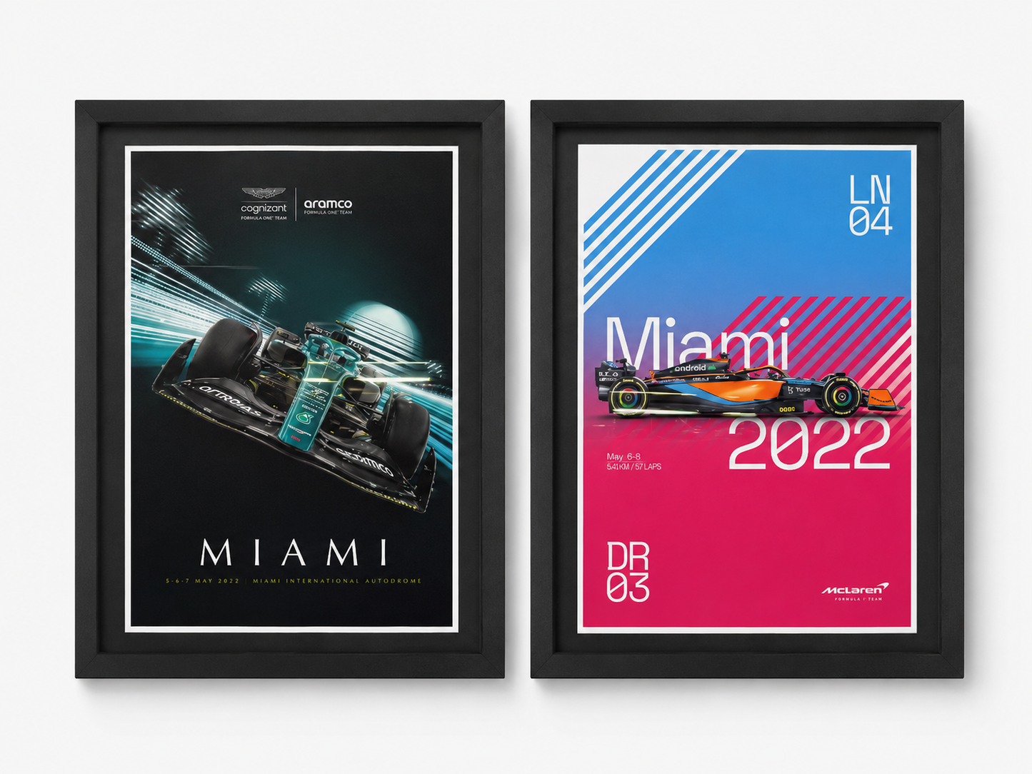 F1 Poster with Frame