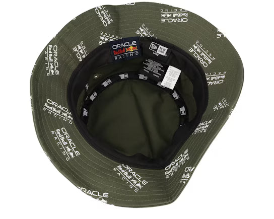 Red Bull Racing Seasonal AOP Bucket Hat Olive 2023-Fanwear