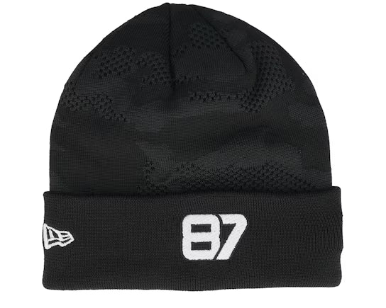 Haas F1 Camo Cuff Beanie Black 2025-Fanwear