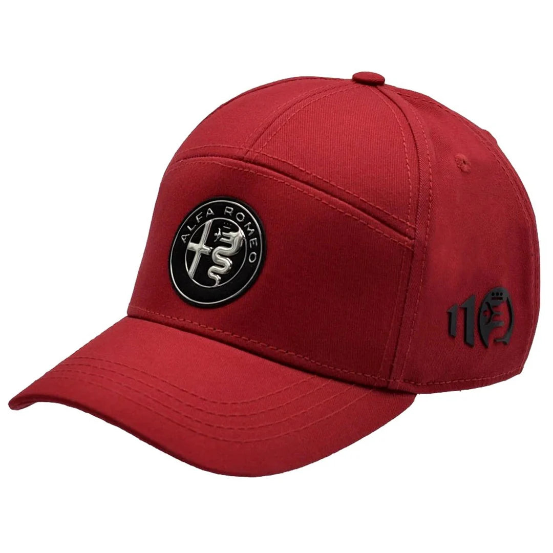 Alfa Romeo Men's 110Th Anniversary Cap Red Black-RP Teamwear