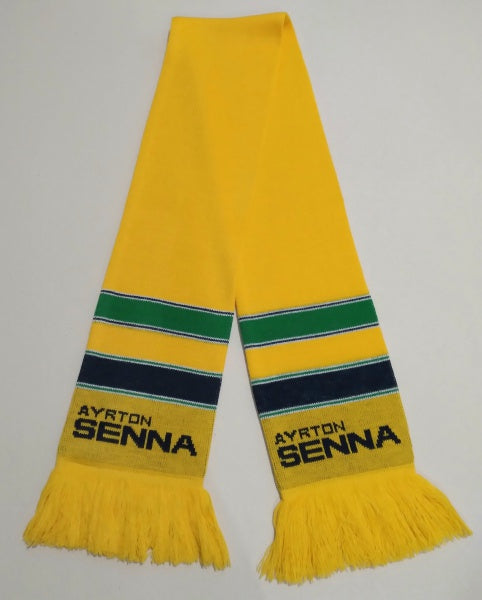 Ayrton Senna Senna Racing Scarf Yellow 2021 - Fanwear