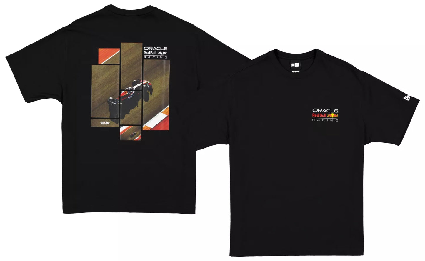 Red Bull Racing Men's Graphic Oversized T-Shirt Black 2025-Fanwear