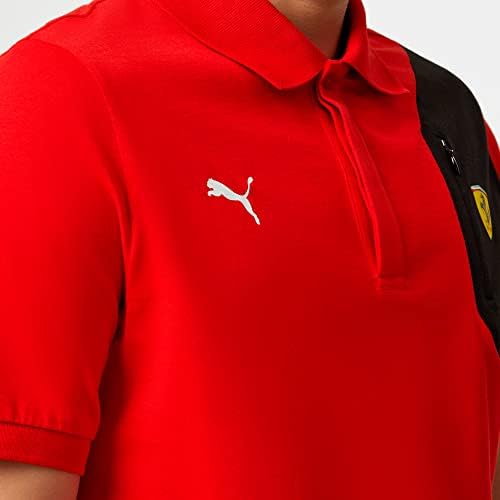 Scuderia Ferrari Men's Classic Polo Red 2023-Fanwear