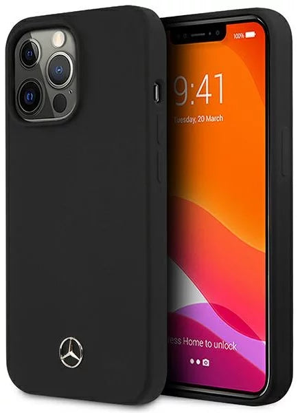 Mercedes iPhone 13 Pro Max Hard Case - Silicone - Black