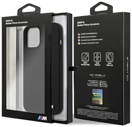 BMW iPhone 12 / 12 Pro Silicone Case - M Collection - Black
