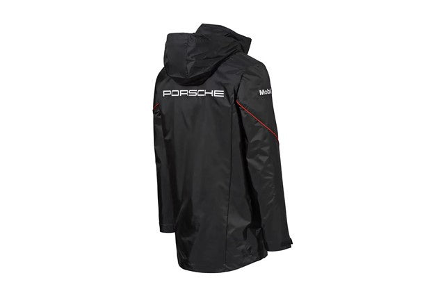 Porsche Team Rain Jacket Black 2024-RP Teamwear
