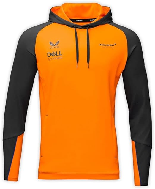 Mclaren Kids Hooded Sweat Papaya 2022-RP Teamwear