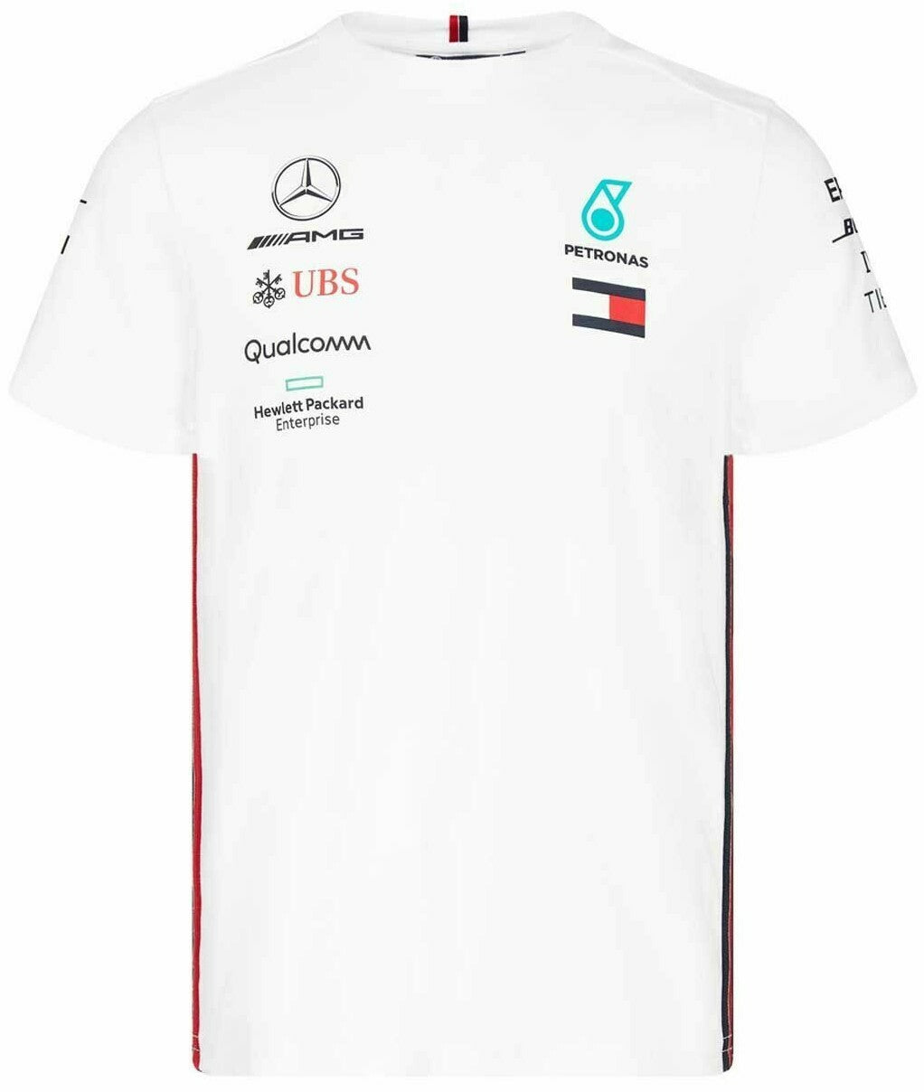 Mercedes-AMG Petronas Motorsport Men's Driver T-Shirt 2019 White-RP Teamwear
