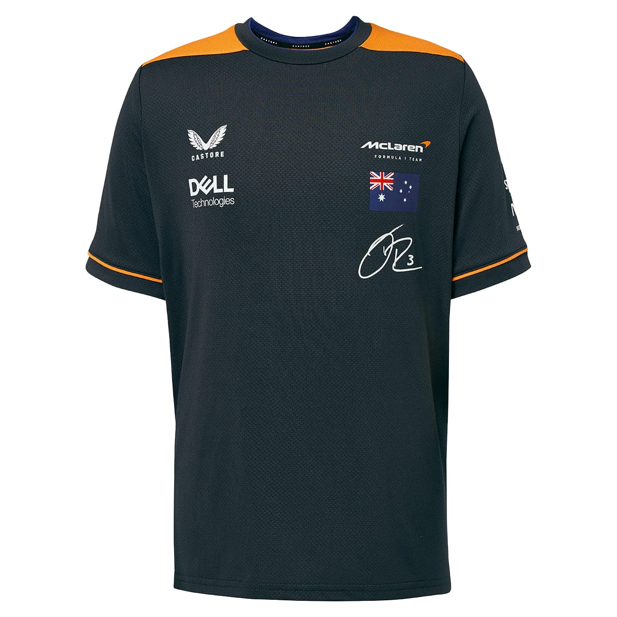 Mclaren Men's Daniel Ricciardo T-Shirt 2022 Dark Grey-RP Teamwear