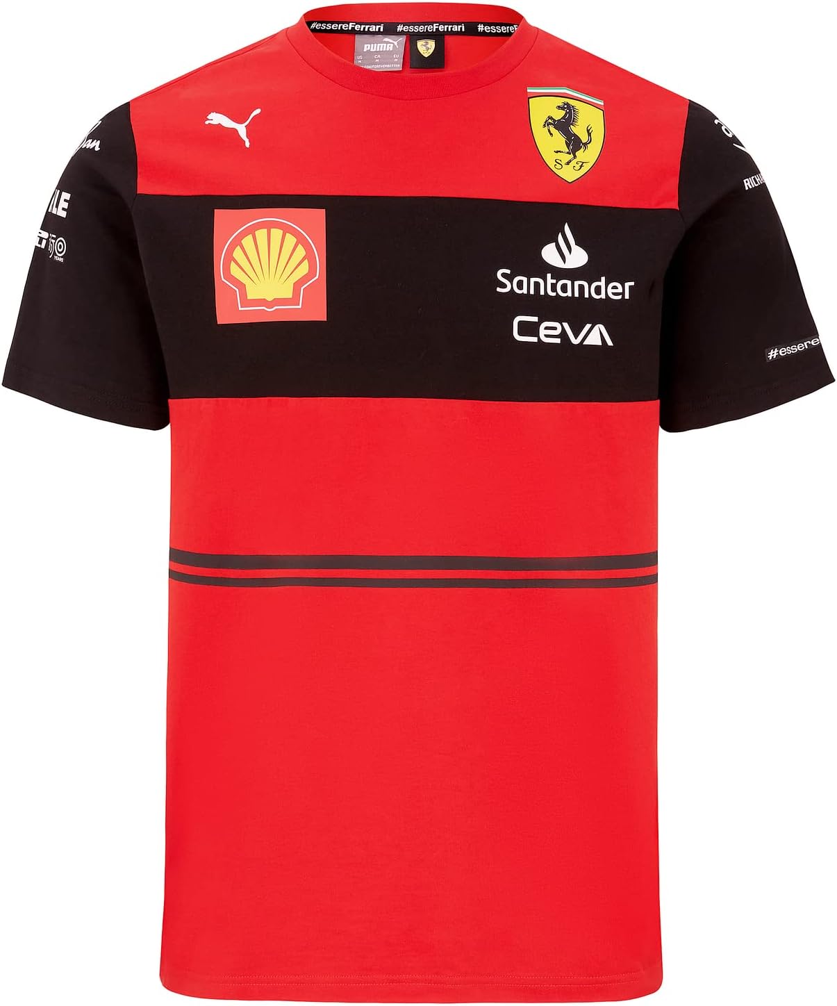 Scuderia Ferrari Men's Team Shirt Red 2022-RP Teamwear