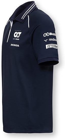 Alpha Tauri Official Teamline Polo 23 Navy 2023