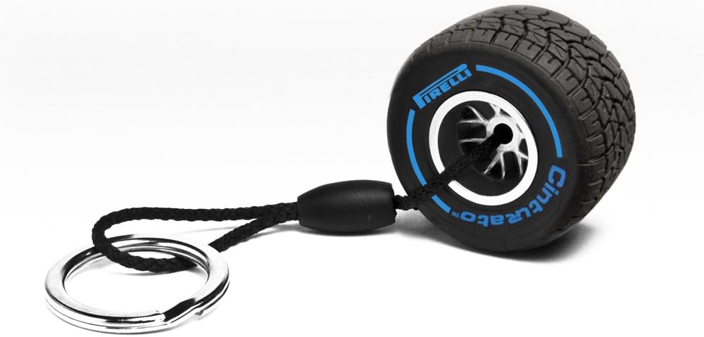 Pirelli Tire Iced Blue Keyring