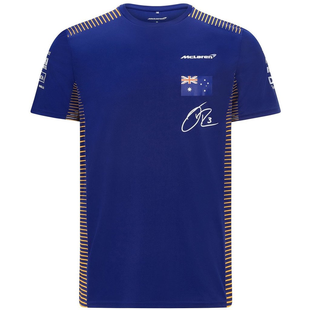 Mclaren Daniel Ricciardo T-Shirt Blue 2021-RP Teamwear
