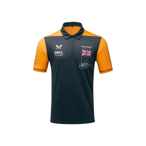 Mclaren Men's Lando Norris Polo Anthracite 2022