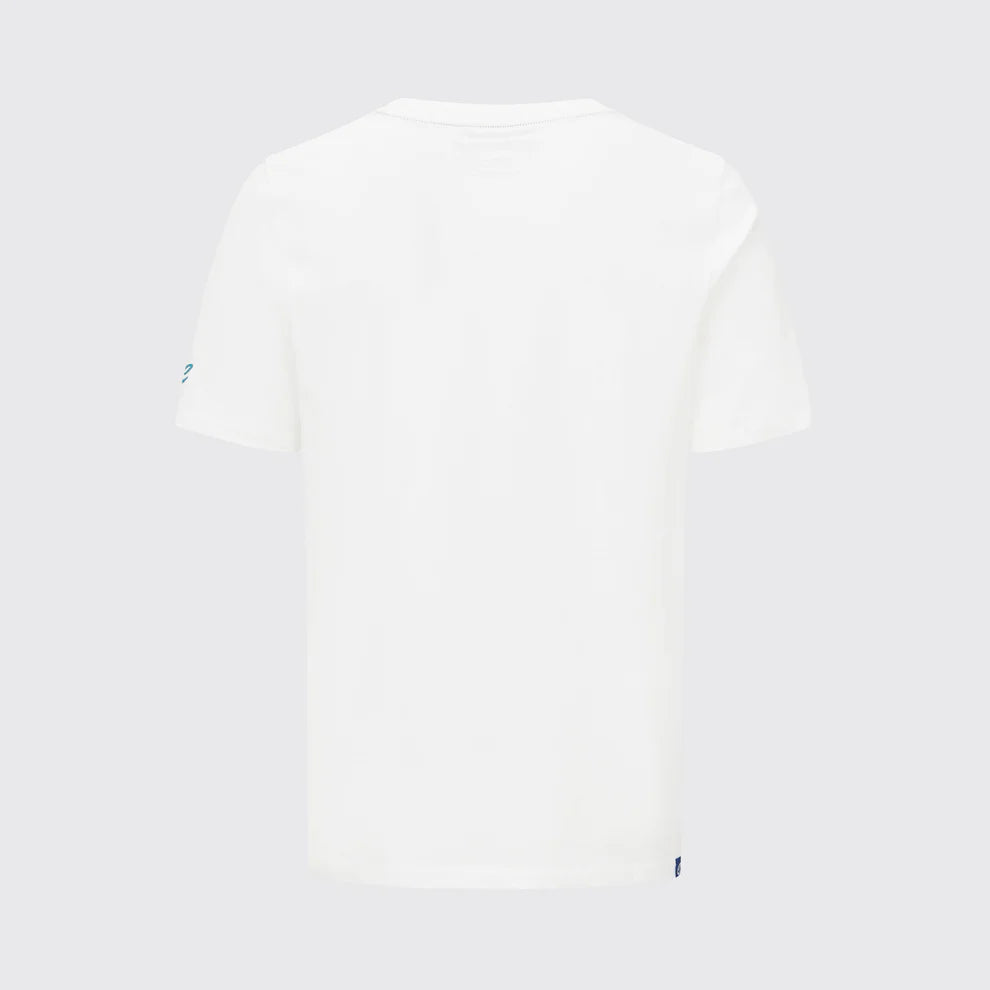 Formula E Men's Logo Blue Gardient T-shirt White 2025- Fanwear