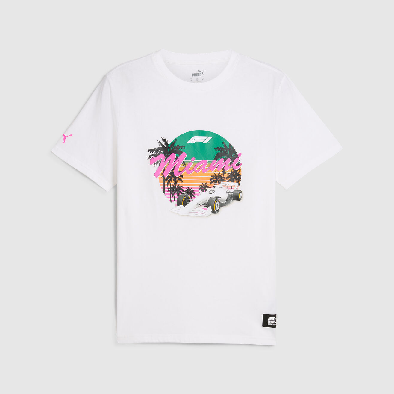 F1 Men's Miami T-Shirt Puma White 2024-Fanwear
