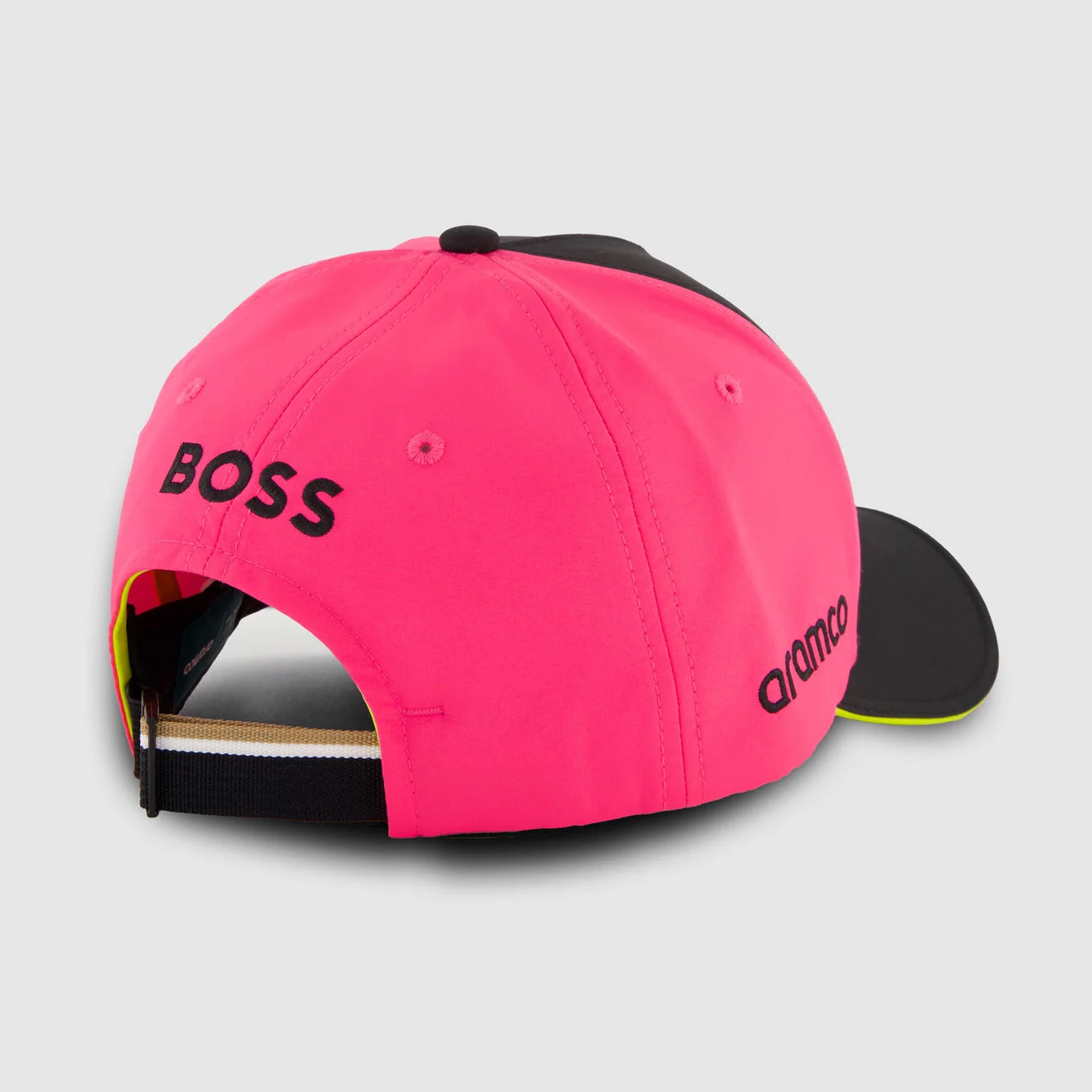 Aston Martin F1 Team Special Edition Vegas Cap Unisex Flouro Pink Black 2025 - Rp Teamwear
