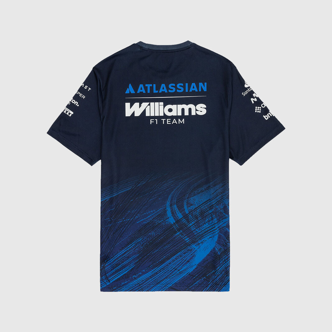 Williams Racing Team Tech T-Shirt Navy 2026-Fanwear