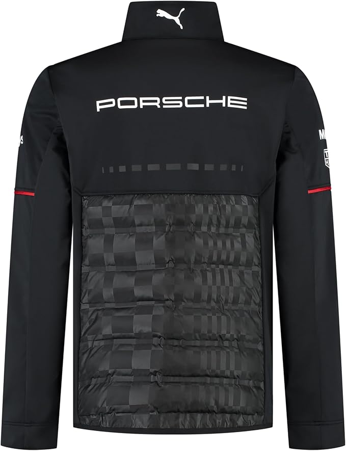 Porsche Men's Team Hybrid Jacket Black 2025-RP Teamwear