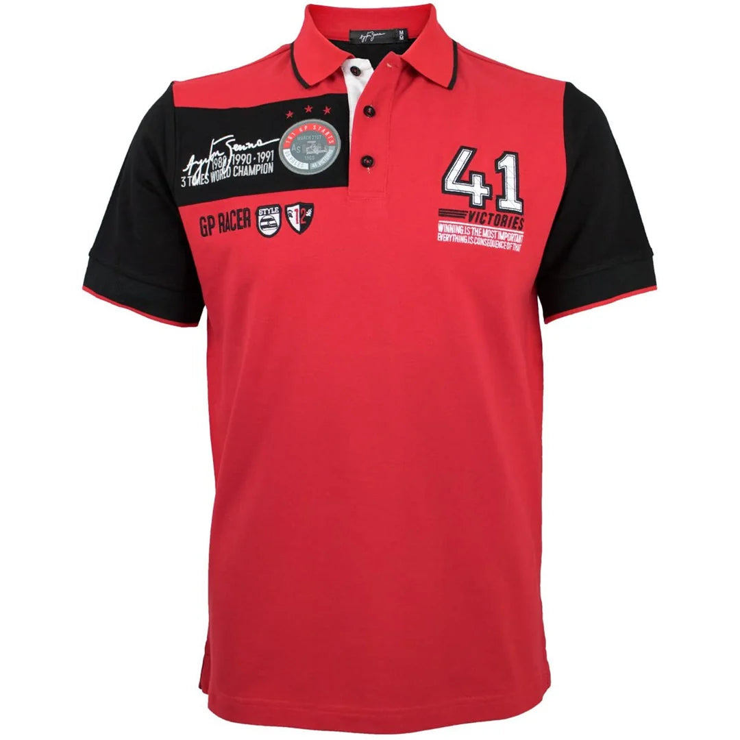Ayrtron Ayrton Senna Poloshirt 41 Victories
