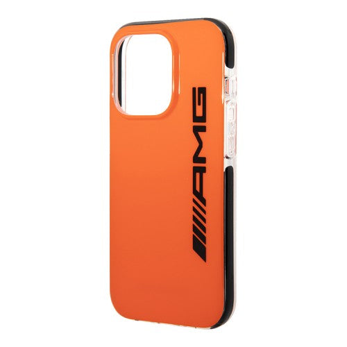 AMG iPhone 14 Pro Max Hard Case - PC/TPE - Orange Black