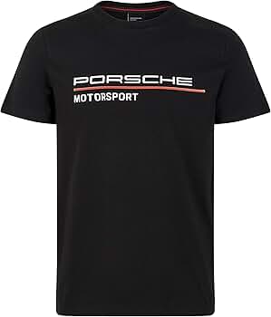 Porsche Men's T-Shirt Black-Fanwear