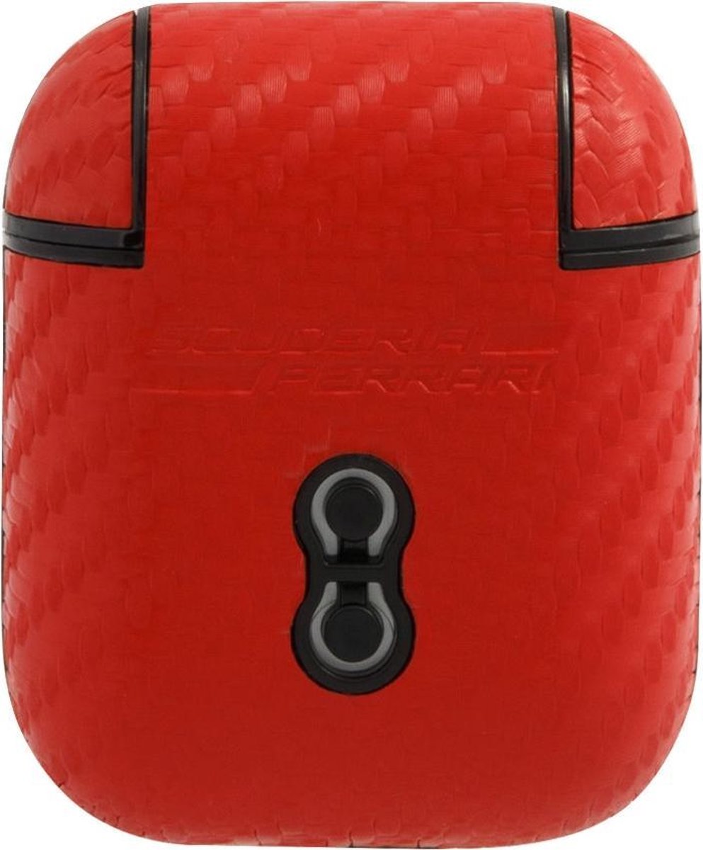 Ferrari AirPods 1/2 Case - Carbon Finish - Red