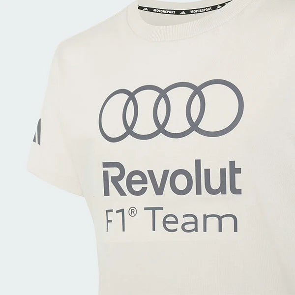 Audi F1 Team Women's DNA Graphic T-Shirt Chalk Pearl 2026 - Fanwear