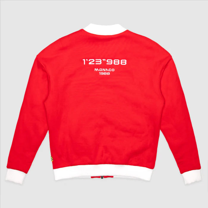 Ayrton Senna Tag Heuer Race Varsity Jacket Red 2026 - Fanwear