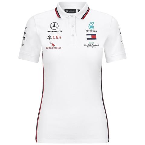 Mercedes-AMG Petronas Motorsport Women's Team Polo White 2019-RP Teamwear