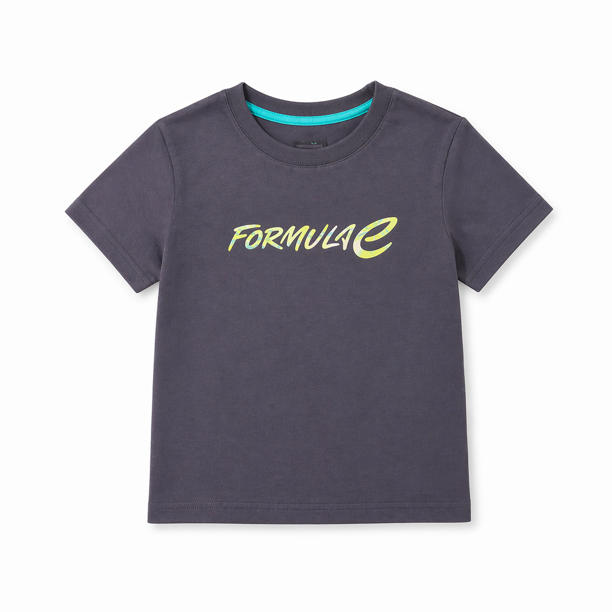 Formula E Kids Wordmark Foil T-shirt Navy 2025-Fanwear
