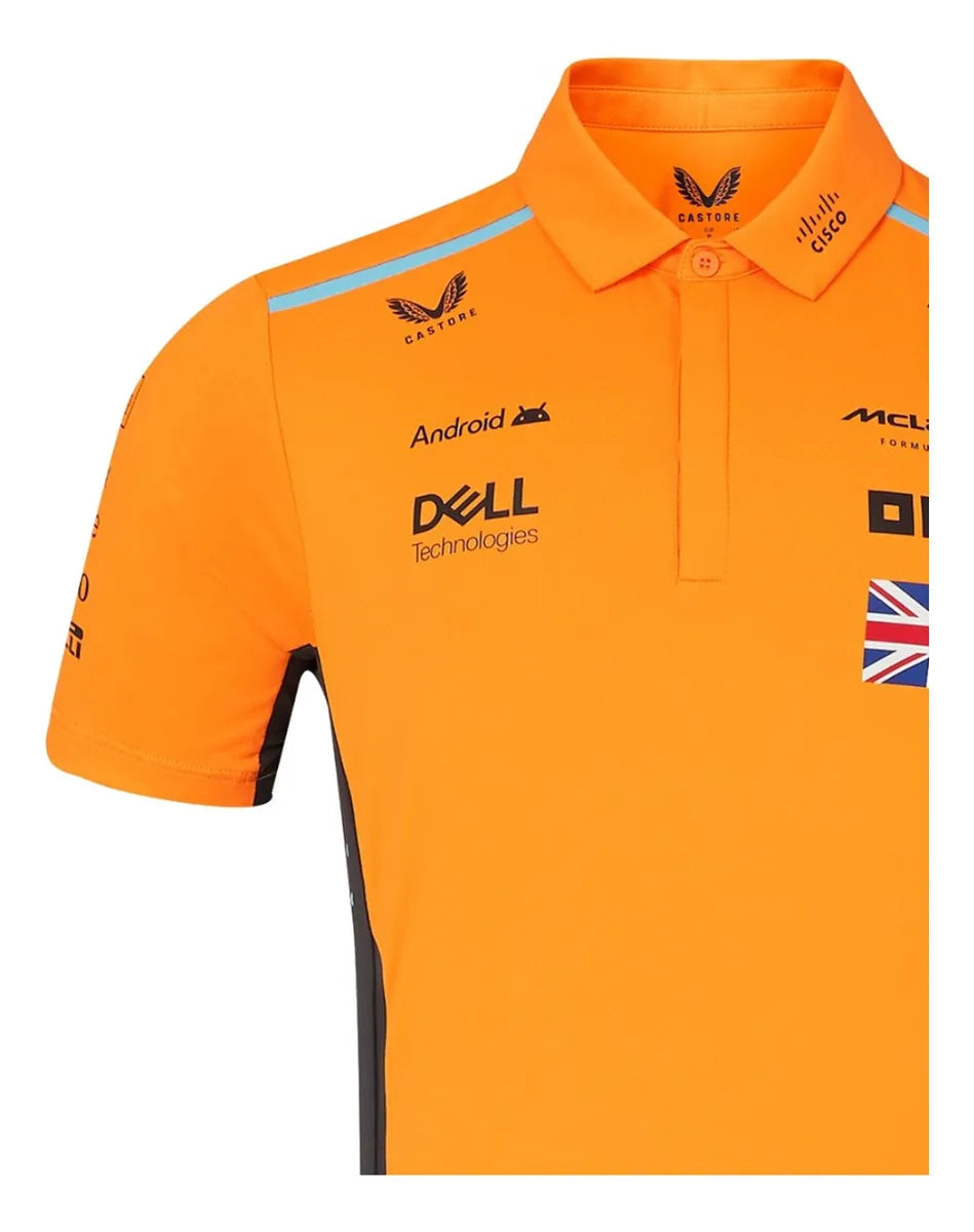 Mclaren Men's Polo Shirt Lando Norris Autumn Glory 2024-RP Teamwear