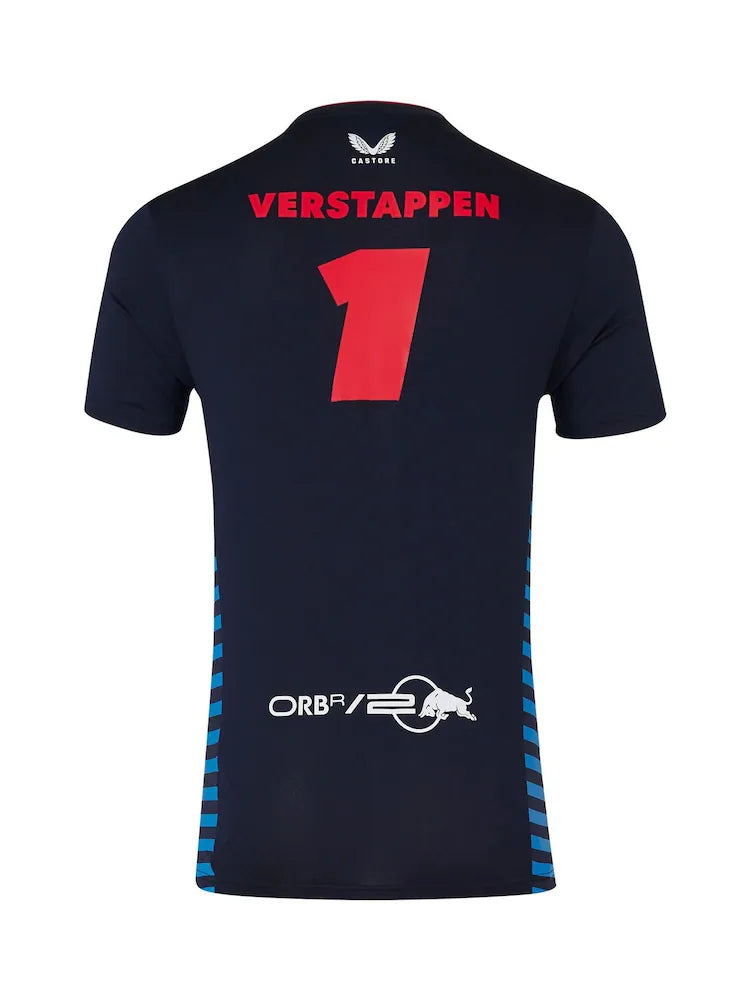 Red Bull Racing T-Shirt Driver Max Verstappen Night Sky 2024
