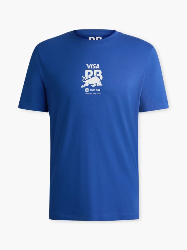 Rb Visa Cash App Small Logo T-Shirt Royal Blue 2024-Fanwear