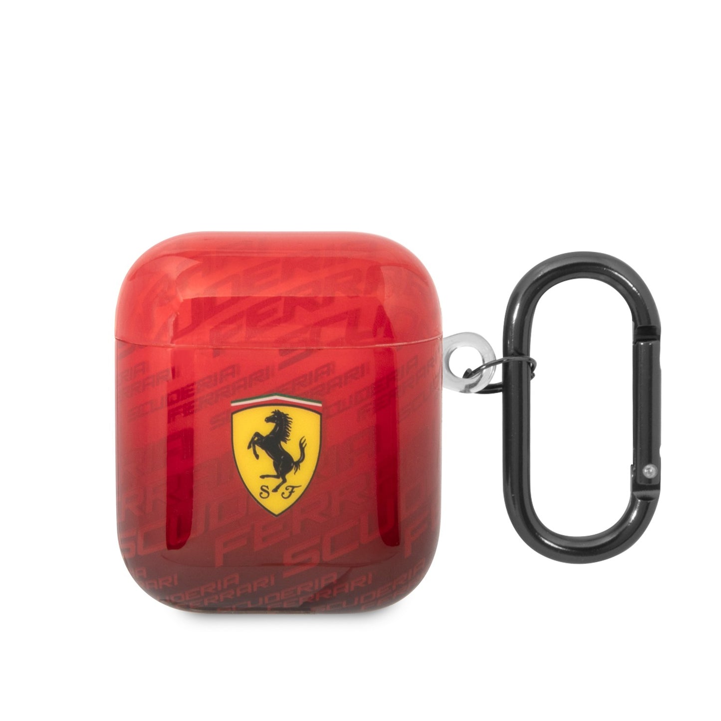 Ferrari AirPods 1/2 Case - TPU Pattern - Red