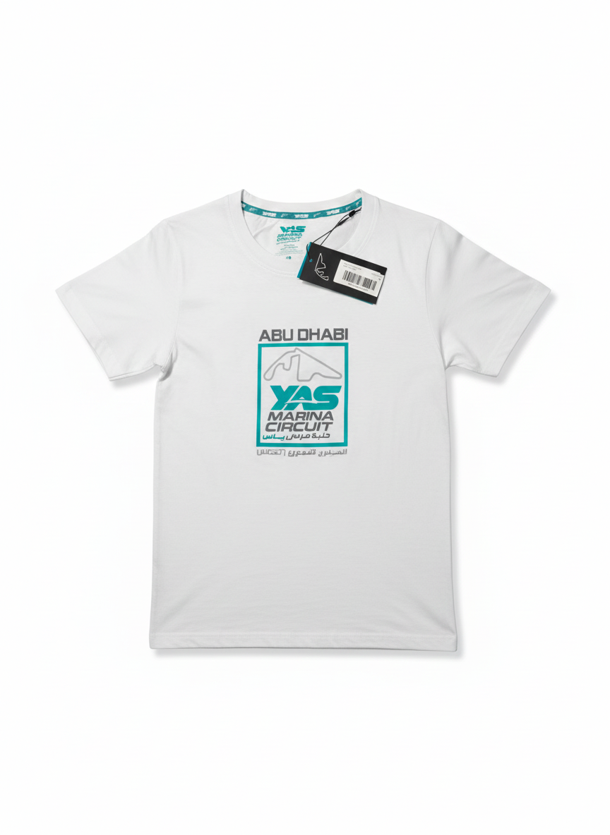 F1 Men's Special Edition Yas Marina Circuit T-Shirt White 2025-Fanwear