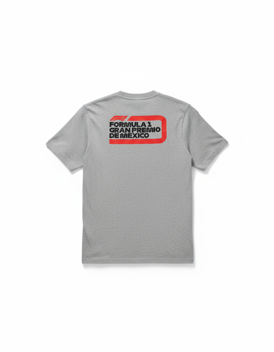 F1 Lu Mexico T-Shirt Grey 2020-Fanwear