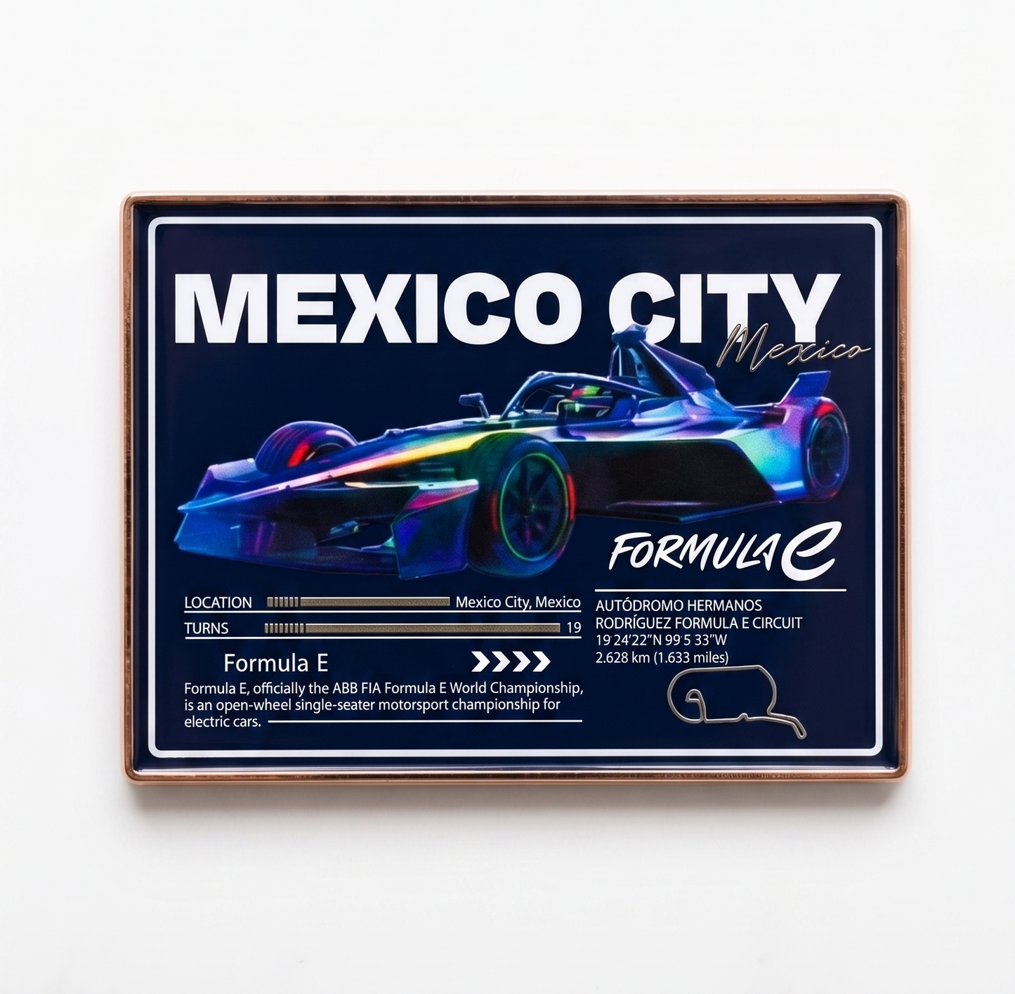 Formula E Mexico City Magnet 2025- Fanwear