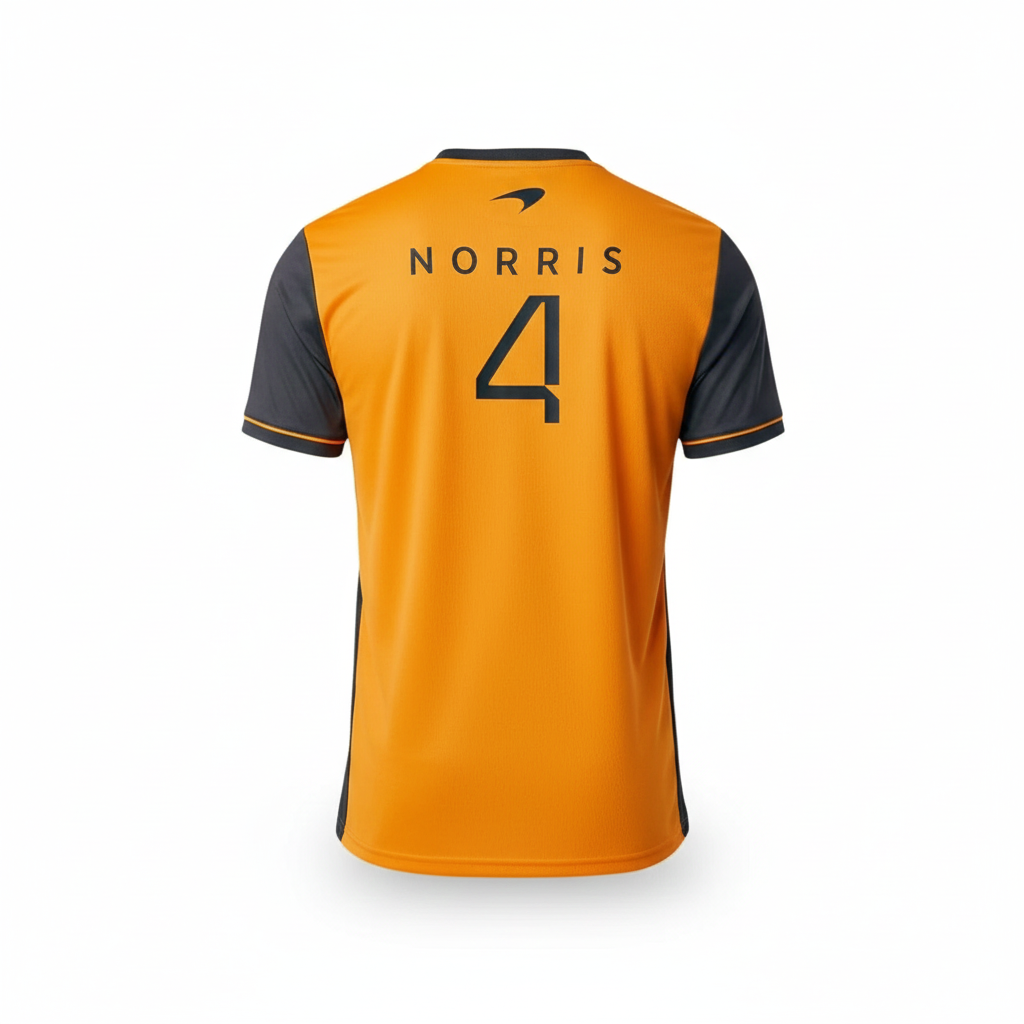 Mclaren Kids Set Up T-Shirt Lando Norris Papaya 2022-RP Teamwear
