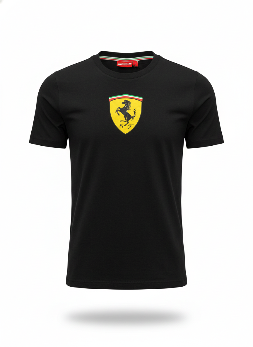 Scuderia Ferrari Men's Classic T-Shirt 2018 Black-Fanwear