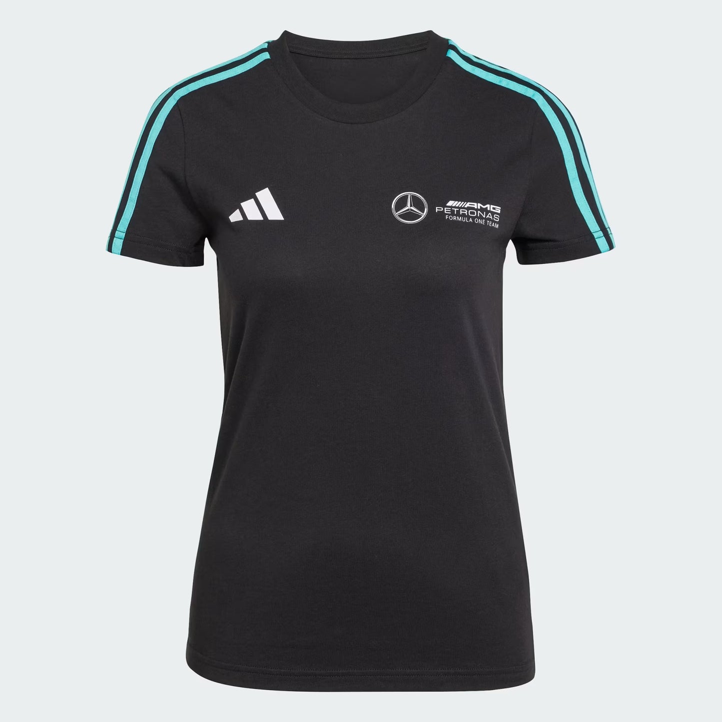 Mercedes Women's Logo T-Shirt Black 2025-Fanwear