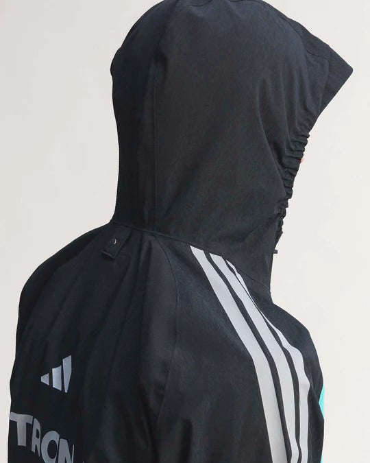 Mercedes-AMG Petronas Formula 1 Team Men's Rain Jacket Black 2026 - RP Teamwear